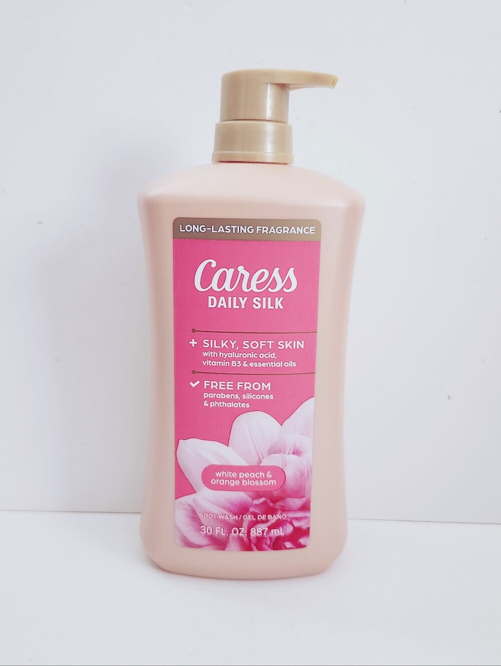 🐢2/$15 Caress Daily Silk Body Wash White Peach & Orange Blossom